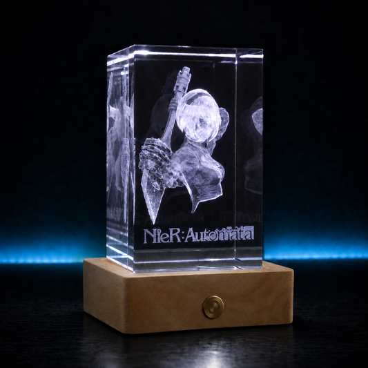 2B - NieR: Automata - 3D Crystal Lamp