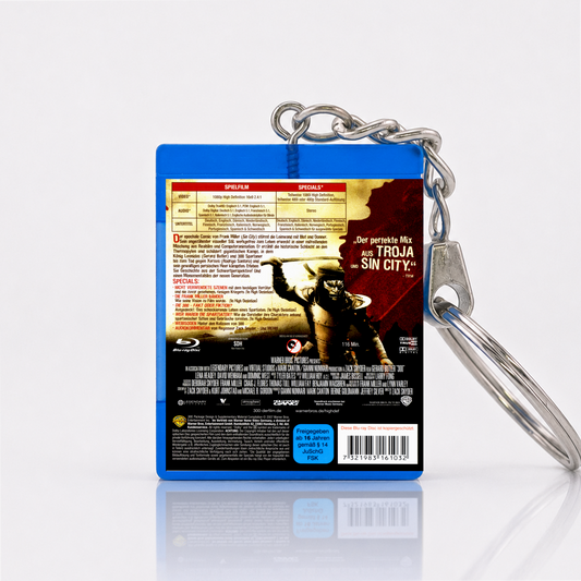 300 - Film Miniatur Blu-Ray Hülle Schlüsselanhänger