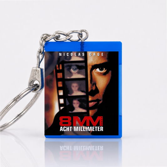 8mm: Acht Millimeter - Film Miniatur Blu-Ray Hülle Schlüsselanhänger