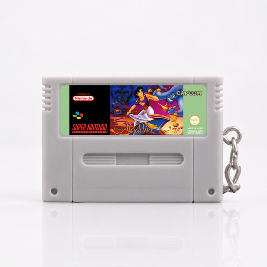 Aladdin - SNES Miniature Game Cartridge Keychain