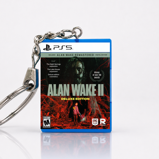 Alan Wake II: Deluxe Edition - PS5 Miniatur Spielhülle Schlüsselanhänger