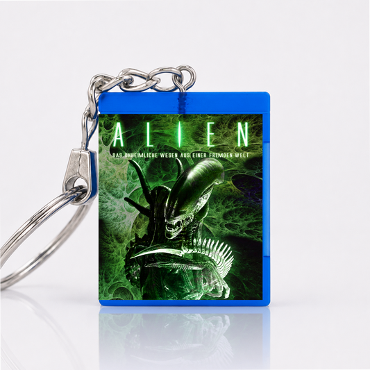 Alien - Film Miniatur Blu-Ray Hülle Schlüsselanhänger