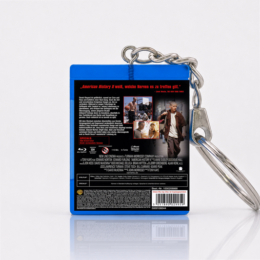 American History X - Film Miniatur Blu-Ray Hülle Schlüsselanhänger