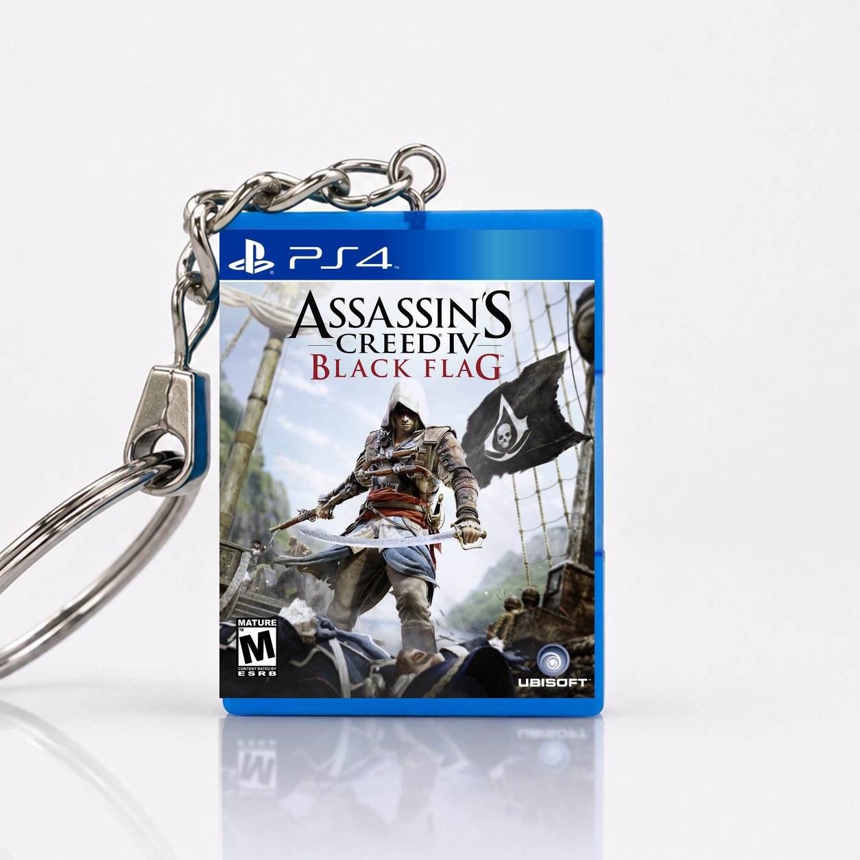 Assassin's Creed IV: Black Flag - PS4 Miniatur Spielhülle Schlüsselanhänger