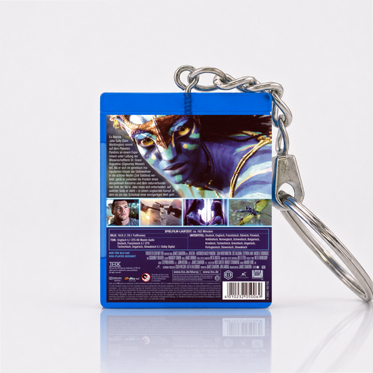 Avatar - Film Miniatur Blu-Ray Hülle Schlüsselanhänger