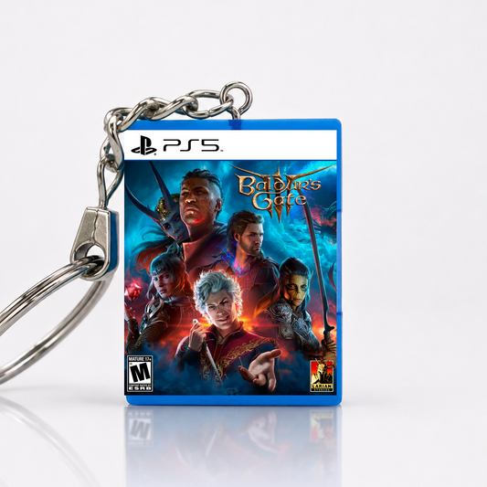 Baldur's Gate III - PS5 Miniatur Spielhülle Schlüsselanhänger