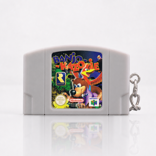 Banjo Kazooie - N64 Miniatur Spielmodul Schlüsselanhänger