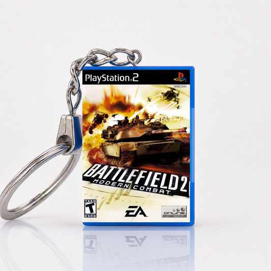 Battlefield 2: Modern Combat - PS2 Miniatur Spielhülle Schlüsselanhänger