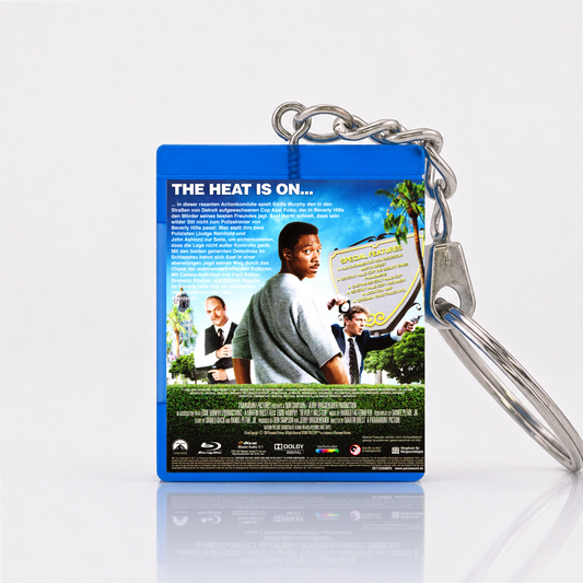 Beverly Hills Cop - Film Miniatur Blu-Ray Hülle Schlüsselanhänger