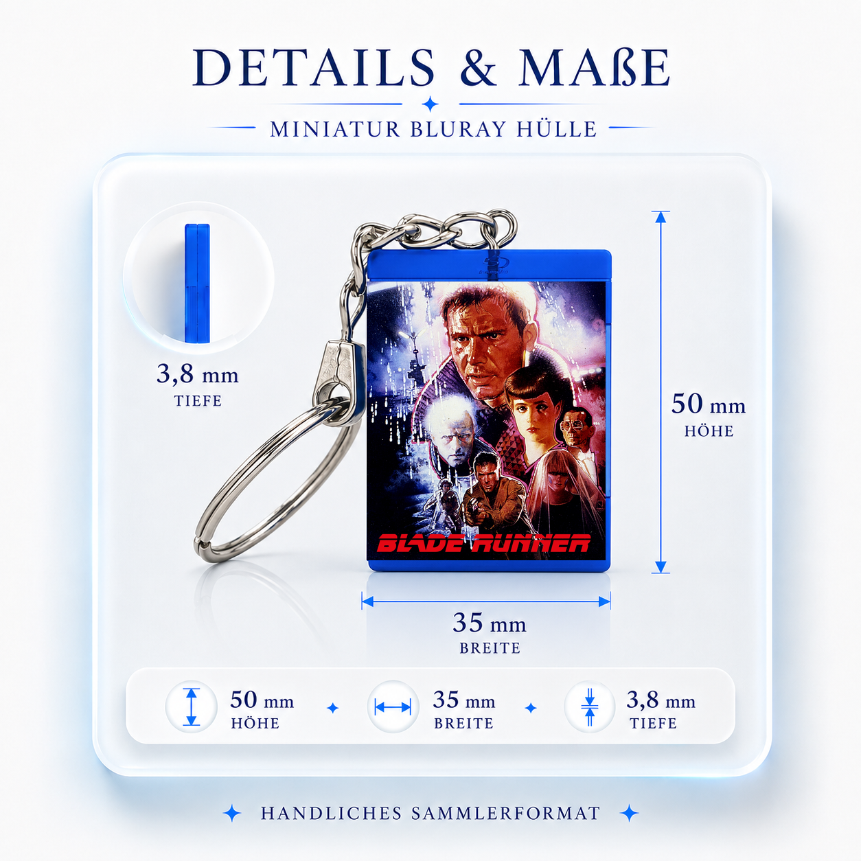 Blade Runner - Film Miniature Blu-Ray Case Keychain