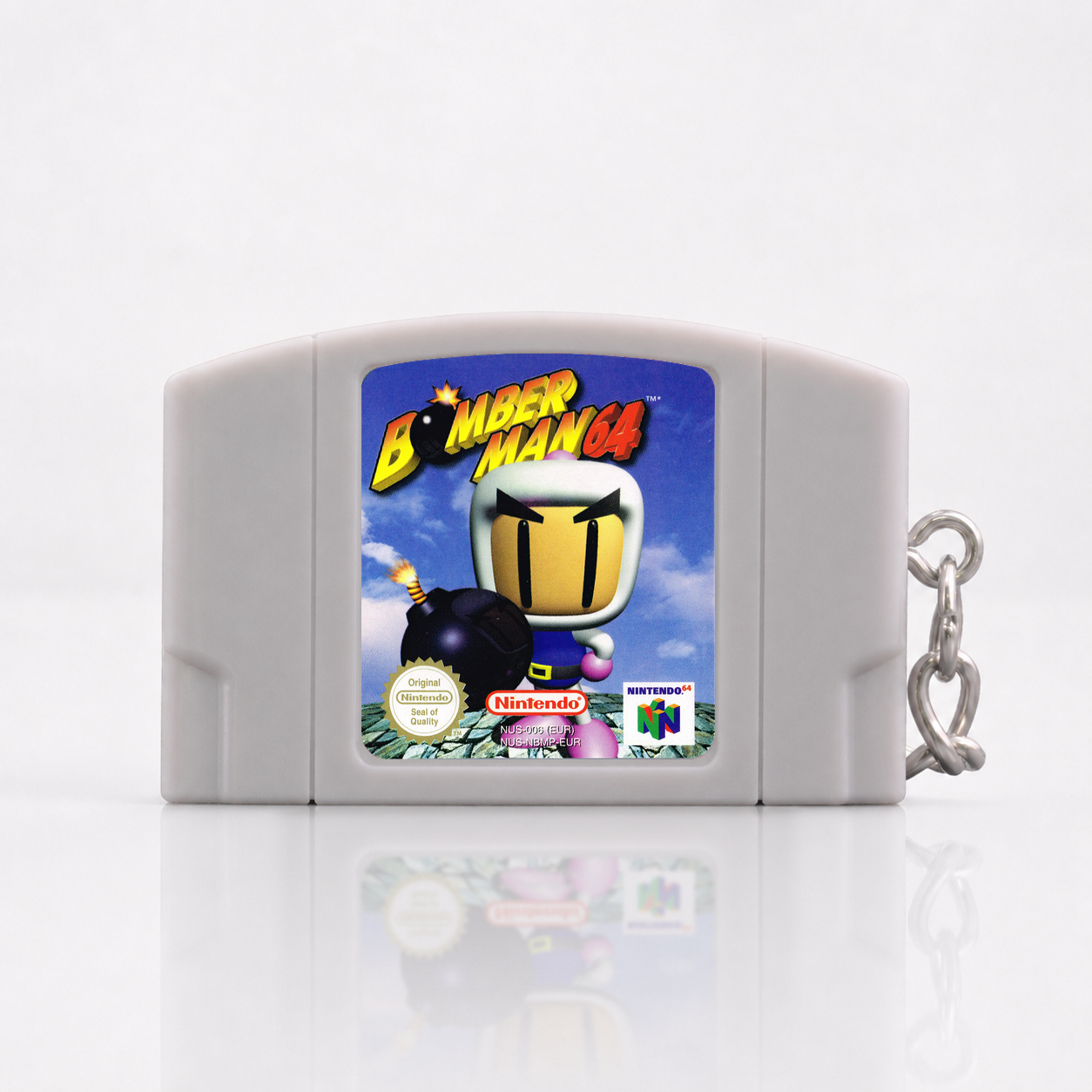 Bomber Man 64 - N64 Miniatur Spielmodul Schlüsselanhänger