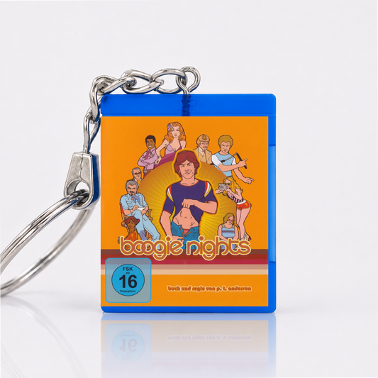 Boogie Nights - Film Miniatur Blu-Ray Hülle Schlüsselanhänger