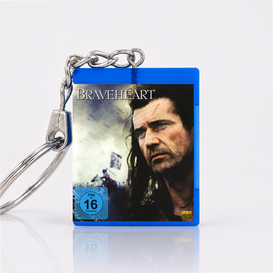Braveheart - Film Miniatur Blu-Ray Hülle Schlüsselanhänger