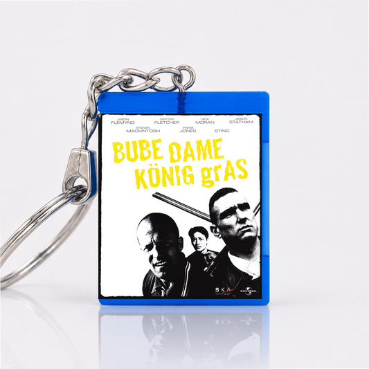 Bube Dame König grAS - Film Miniatur Blu-Ray Hülle Schlüsselanhänger