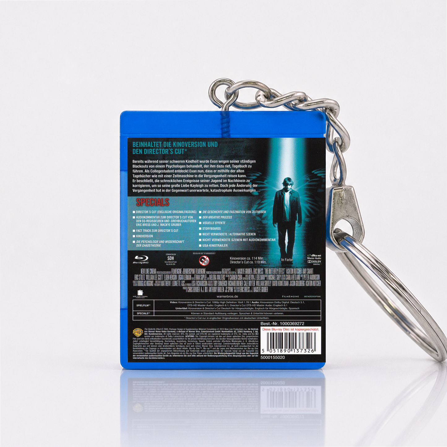 Butterfly Effect - Film Miniatur Blu-Ray Hülle Schlüsselanhänger