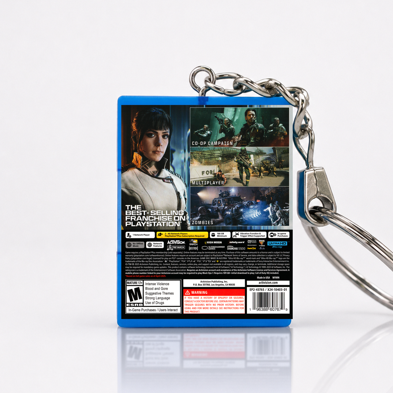 Call of Duty: Black Ops 7 - PS5 Miniatur Spielhülle Schlüsselanhänger