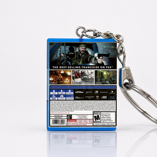 Call of Duty: Black Ops Cold War - PS4 Miniatur Spielhülle Schlüsselanhänger