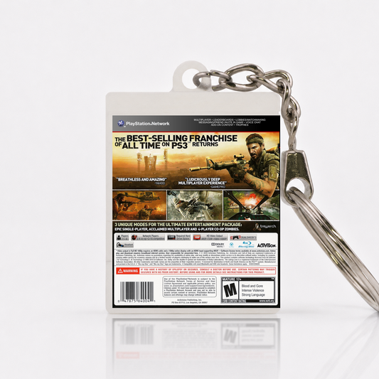 Call of Duty: Black Ops - PS3 Miniatur Spielhülle Schlüsselanhänger