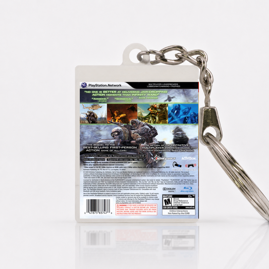 Call of Duty: Modern Warfare 2 - PS3 Miniatur Spielhülle Schlüsselanhänger