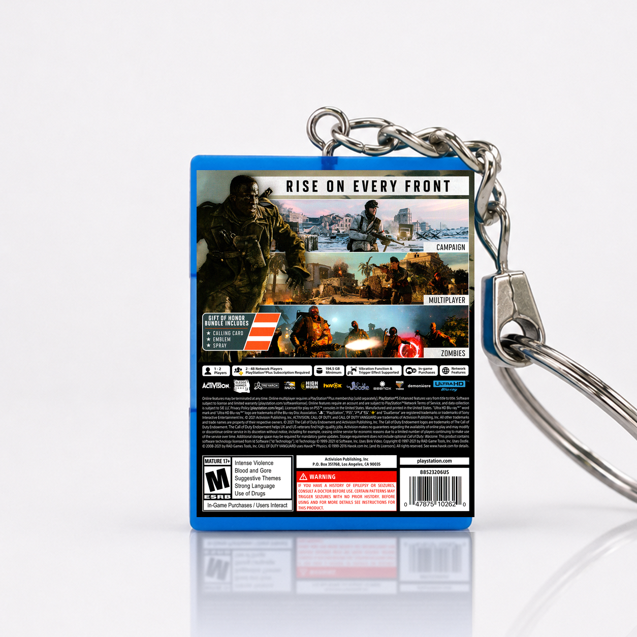 Call of Duty: Vanguard - PS5 Miniatur Spielhülle Schlüsselanhänger