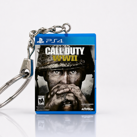 Call of Duty: WWII - PS4 Miniatur Spielhülle Schlüsselanhänger
