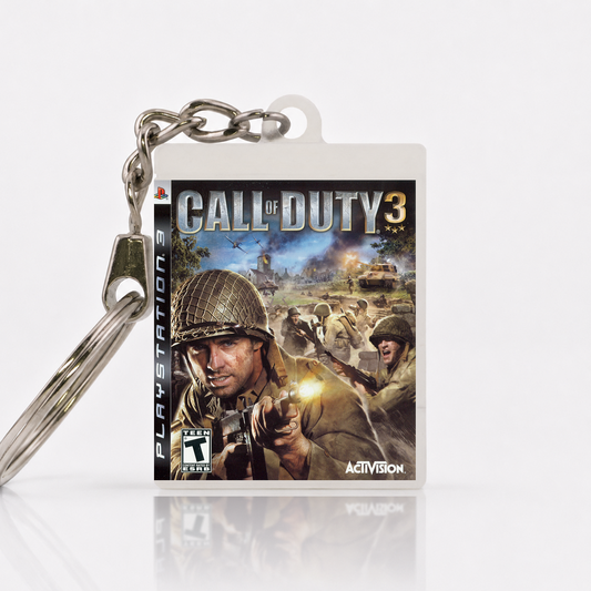 Call of Duty 3 - PS3 Miniatur Spielhülle Schlüsselanhänger