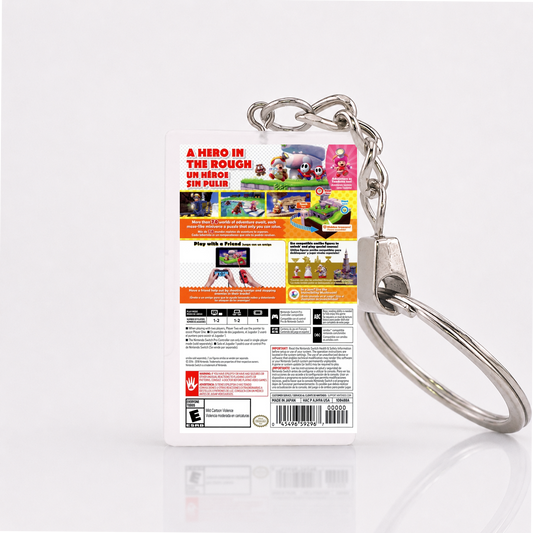 Captain Toad: Treasure Tracker - Switch Miniatur Spielhülle Schlüsselanhänger