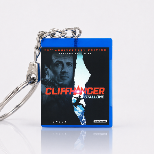 Cliffhanger - Film Miniatur Blu-Ray Hülle Schlüsselanhänger
