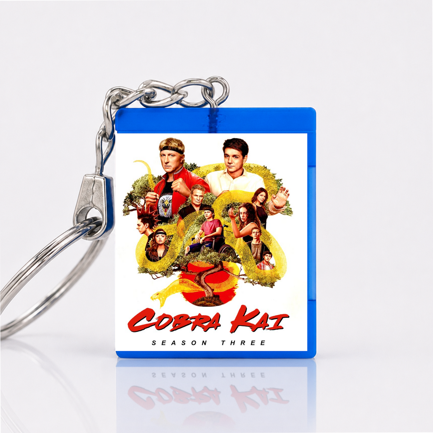 Cobra Kai - Serien Miniatur Blu-Ray Hülle Schlüsselanhänger