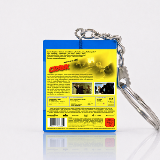 Crank - Film Miniatur Blu-Ray Hülle Schlüsselanhänger
