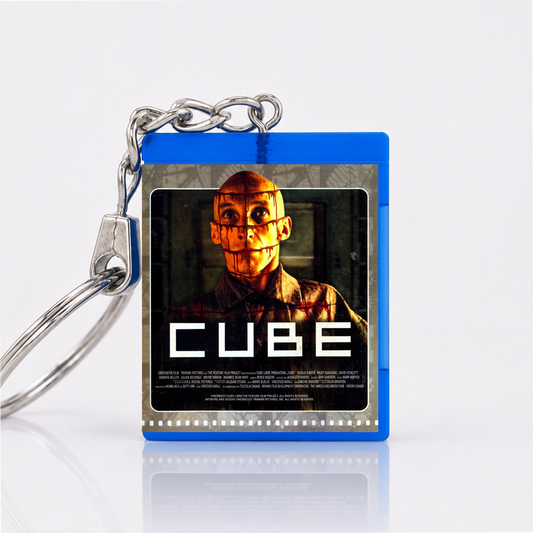 Cube - Film Miniatur Blu-Ray Hülle Schlüsselanhänger