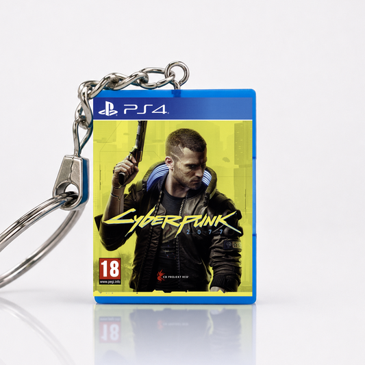 Cyberpunk 2077 - PS4 Miniatur Spielhülle Schlüsselanhänger