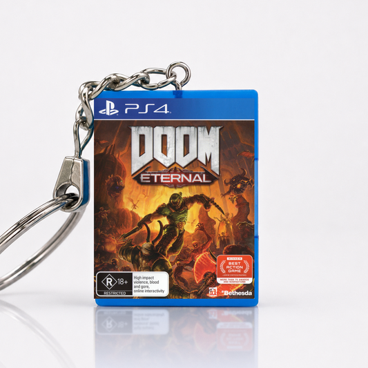 DOOM Eternal - PS4 Miniatur Spielhülle Schlüsselanhänger