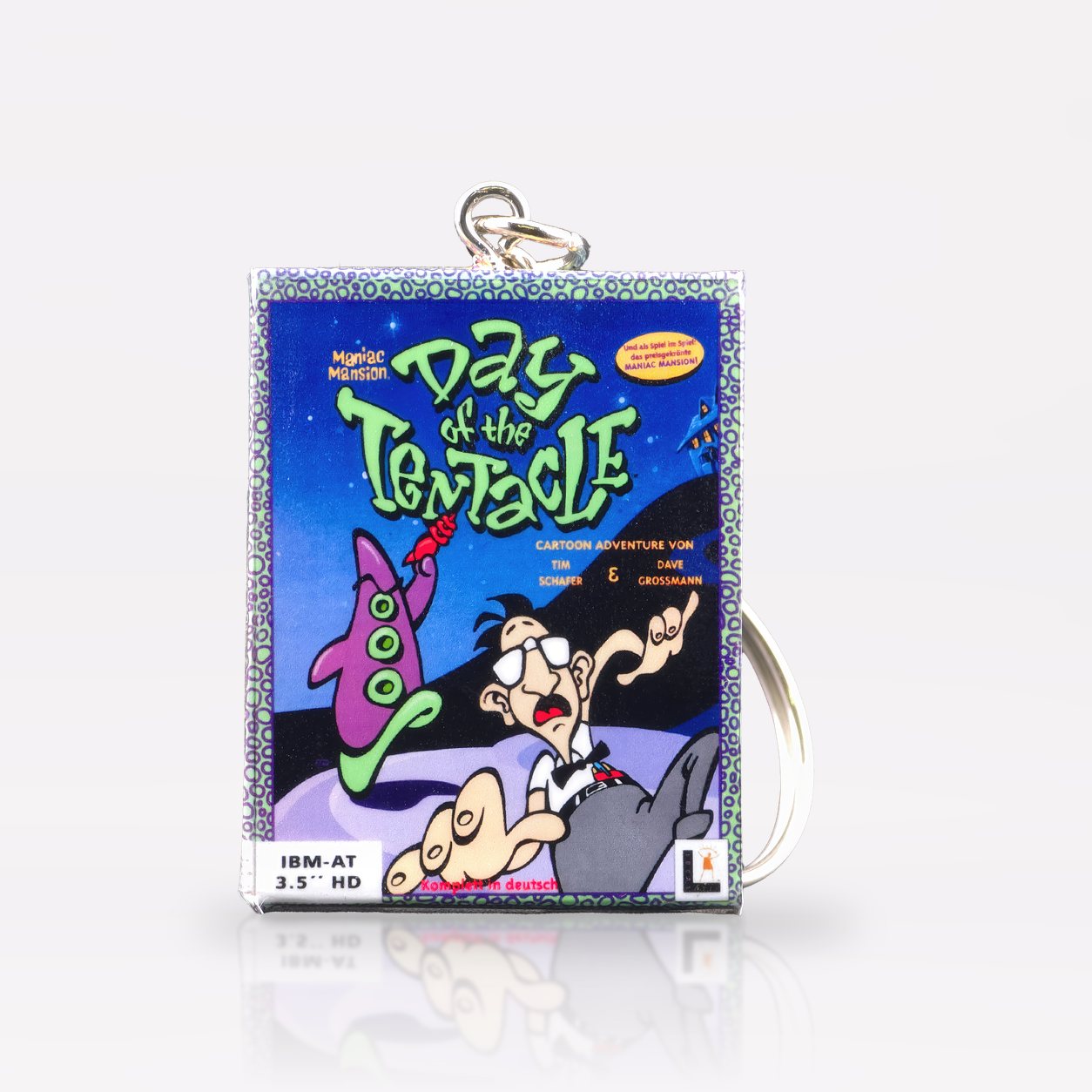 Day of the Tentacle - Miniature Big Box Keychain