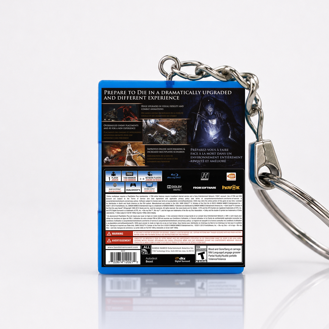 MASTER - PS4 Mini Case Keychain