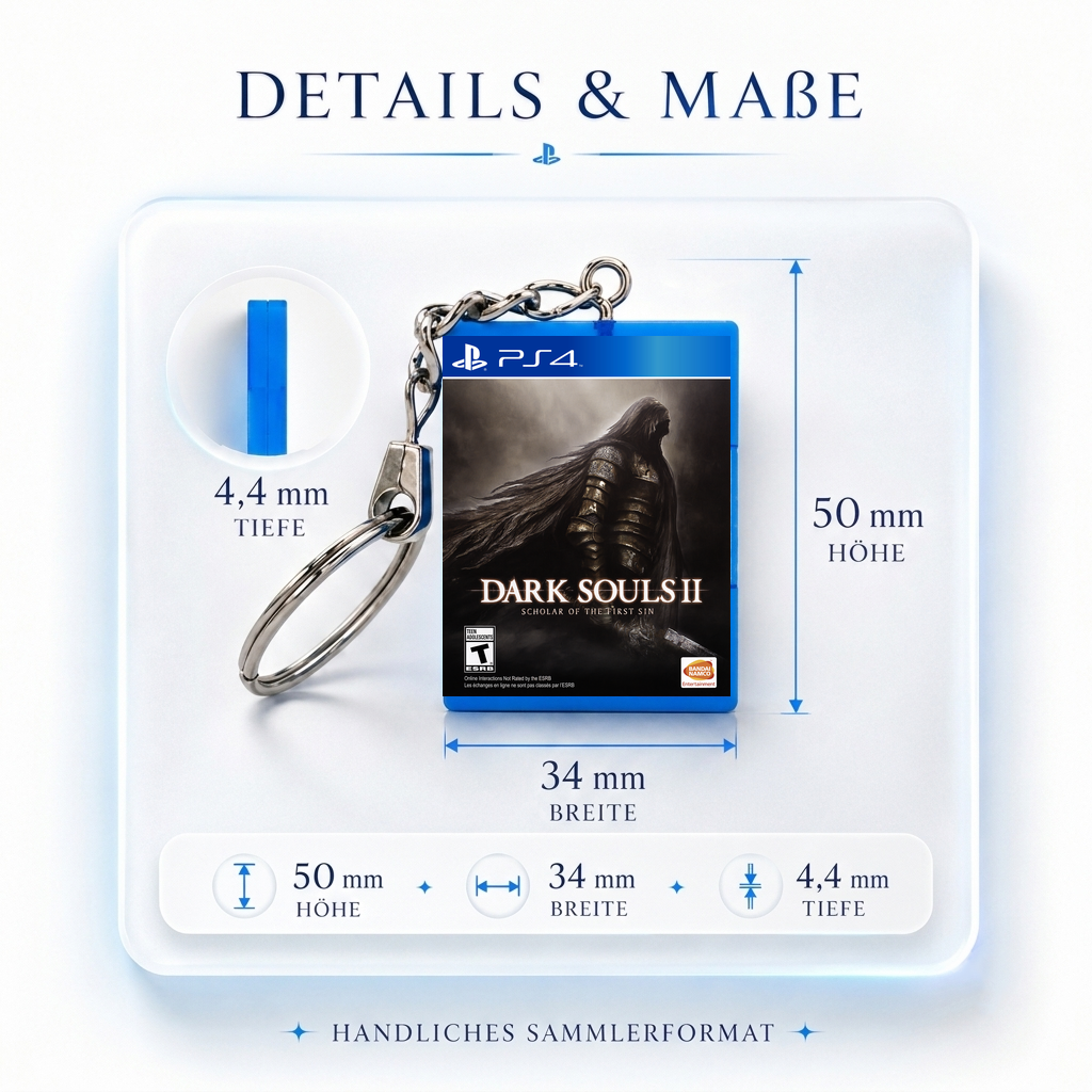 MASTER - PS4 Mini Case Keychain