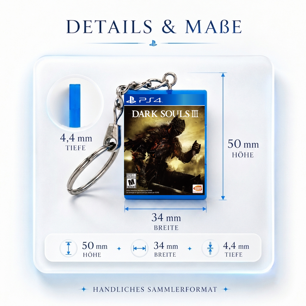 MASTER - PS4 Mini Case Keychain