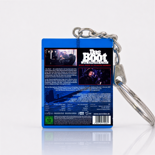 Das Boot - Film Miniatur Blu-Ray Hülle Schlüsselanhänger