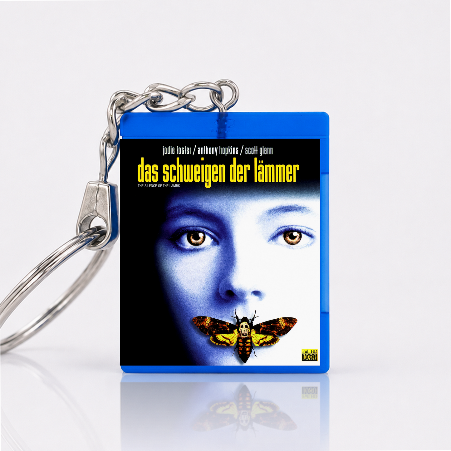 Das Schweigen der Lämmer - Film Miniatur Blu-Ray Hülle Schlüsselanhänger