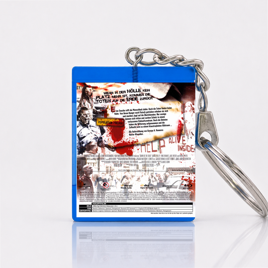 Dawn of the Dead - Film Miniatur Blu-Ray Hülle Schlüsselanhänger