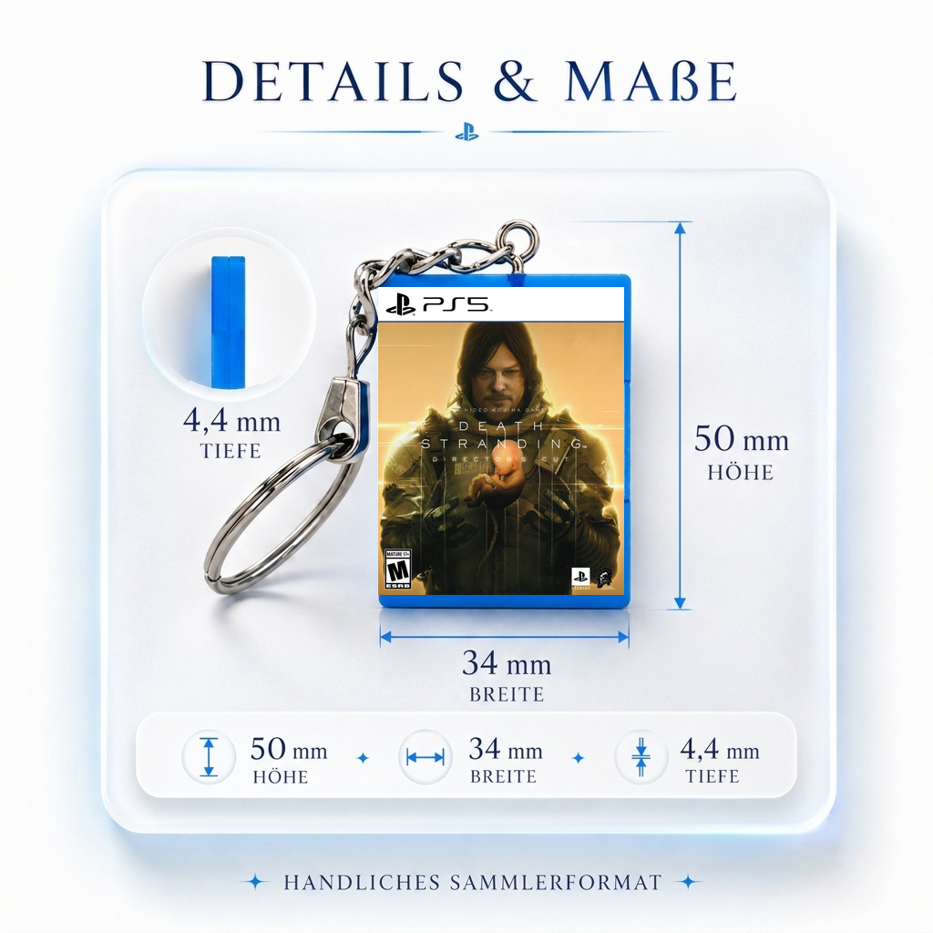 Death Stranding: Director's Cut - PS5 Miniatur Spielhülle Schlüsselanhänger