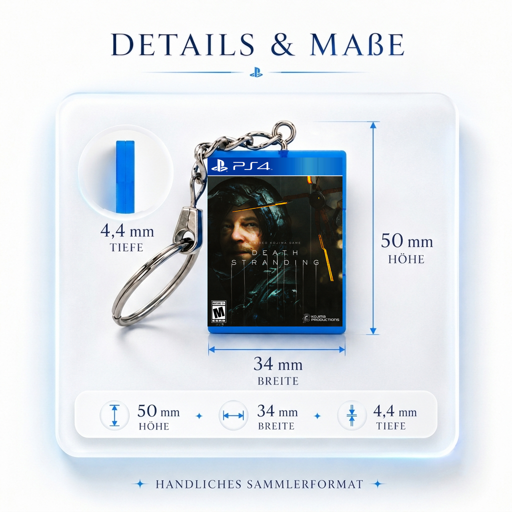 MASTER - PS4 Mini Case Keychain