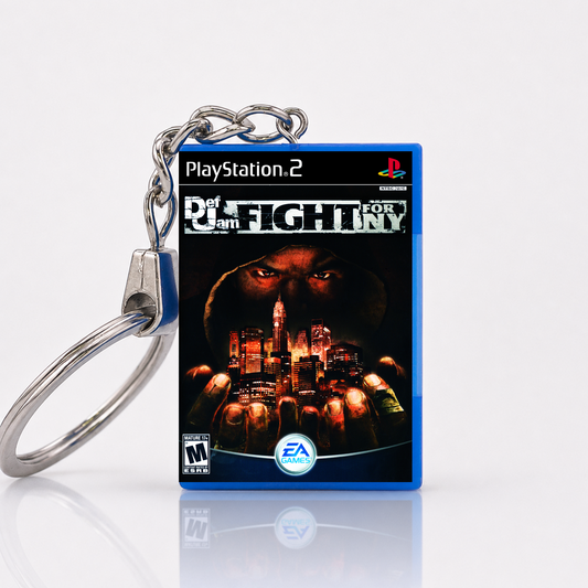 Def Jam: Fight For NY - PS2 Miniatur Spielhülle Schlüsselanhänger