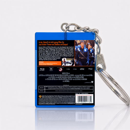 Demolition Man - Film Miniatur Blu-Ray Hülle Schlüsselanhänger