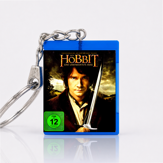 Der Hobbit: Eine unerwartete Reise - Film Miniatur Blu-Ray Hülle Schlüsselanhänger