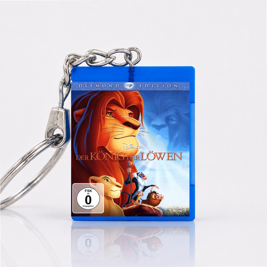 Der König der Löwen - Film Miniatur Blu-Ray Hülle Schlüsselanhänger