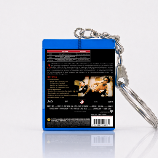 Der Mann mit der Todeskralle - Film Miniatur Blu-Ray Hülle Schlüsselanhänger