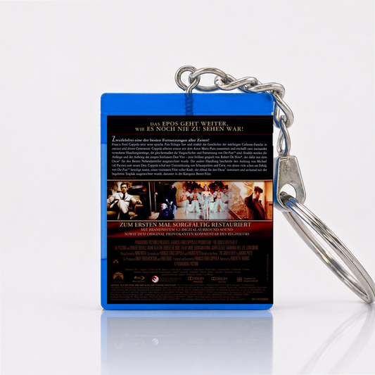 The Godfather 2 - Movie Miniature Blu-Ray Case Keyring