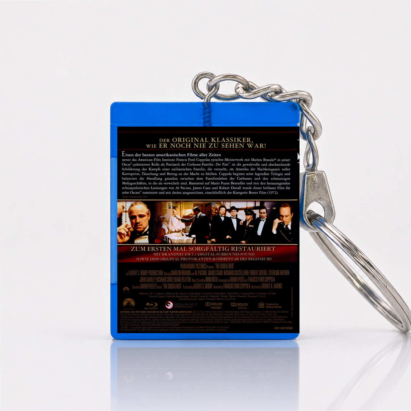 Der Pate - Film Miniatur Blu-Ray Hülle Schlüsselanhänger