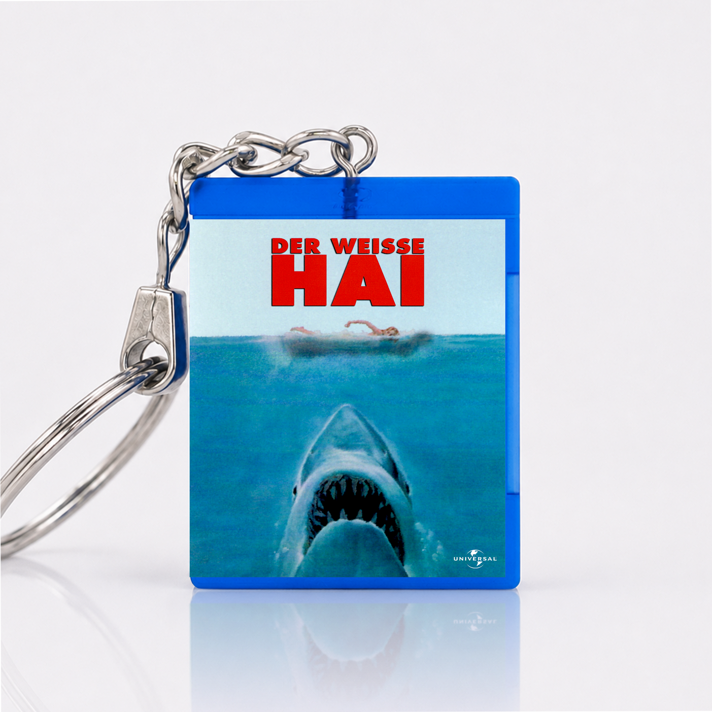 Jaws - Movie Miniature Blu-Ray Case Keychain